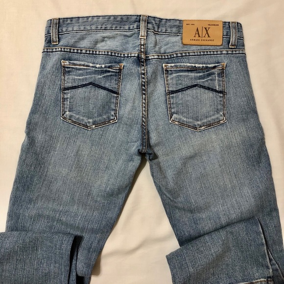 A/X Armani Exchange Women’s Low Rise Jeans (Sz 8) - Picture 4 of 8